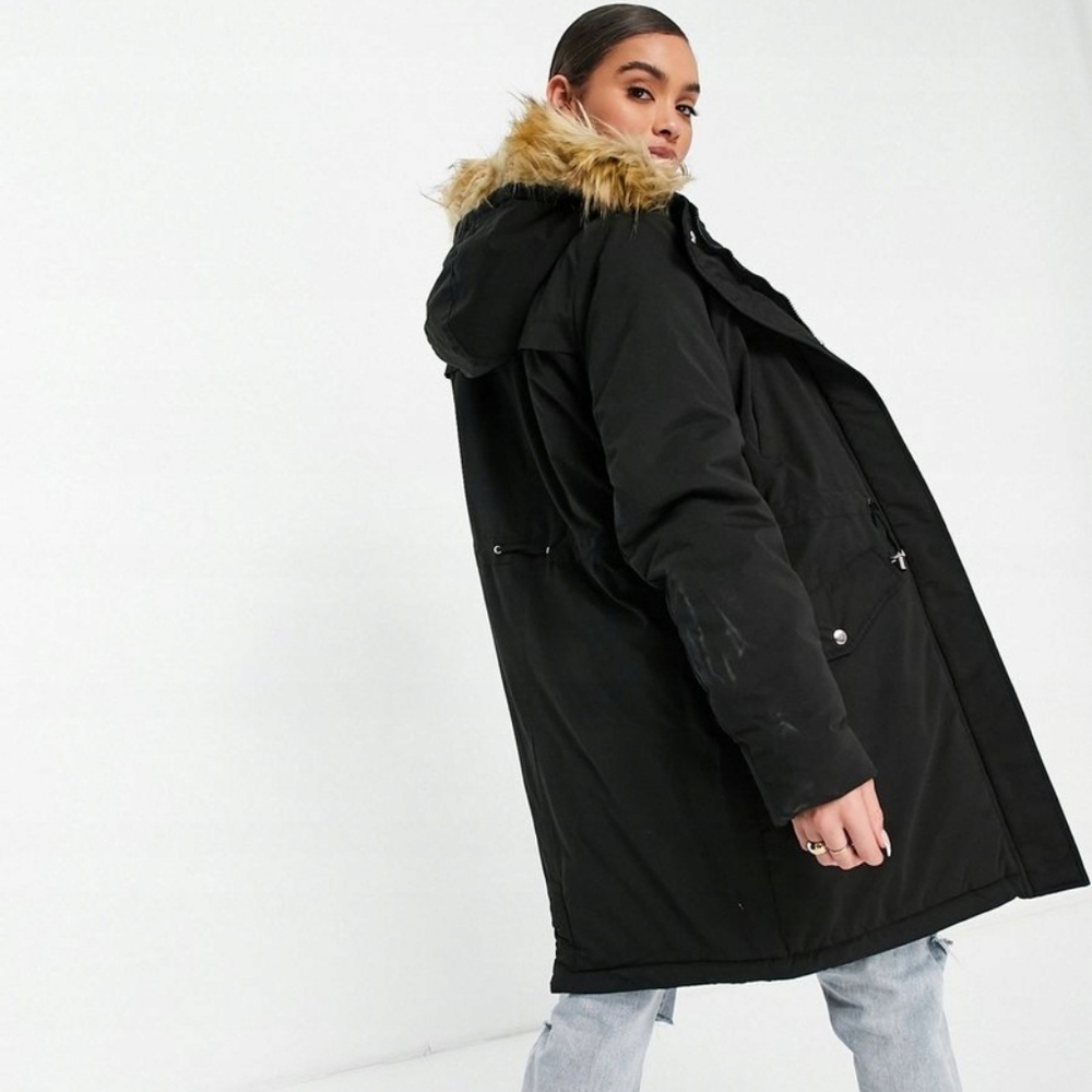 NWT ASOS | $175 Winter Fur Trimmed Parka - Picture 3 of 3